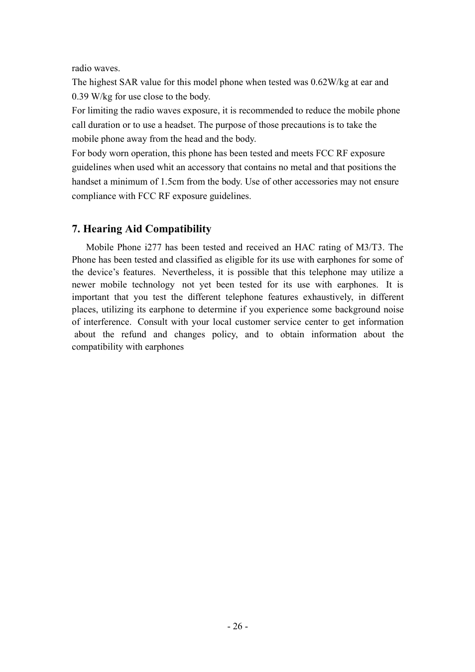 Verykool i277 User Manual | Page 26 / 26