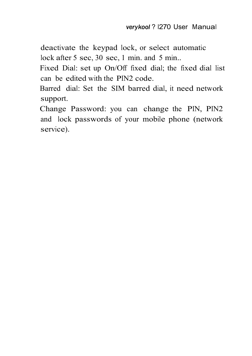 Verykool i270 User Manual | Page 50 / 67