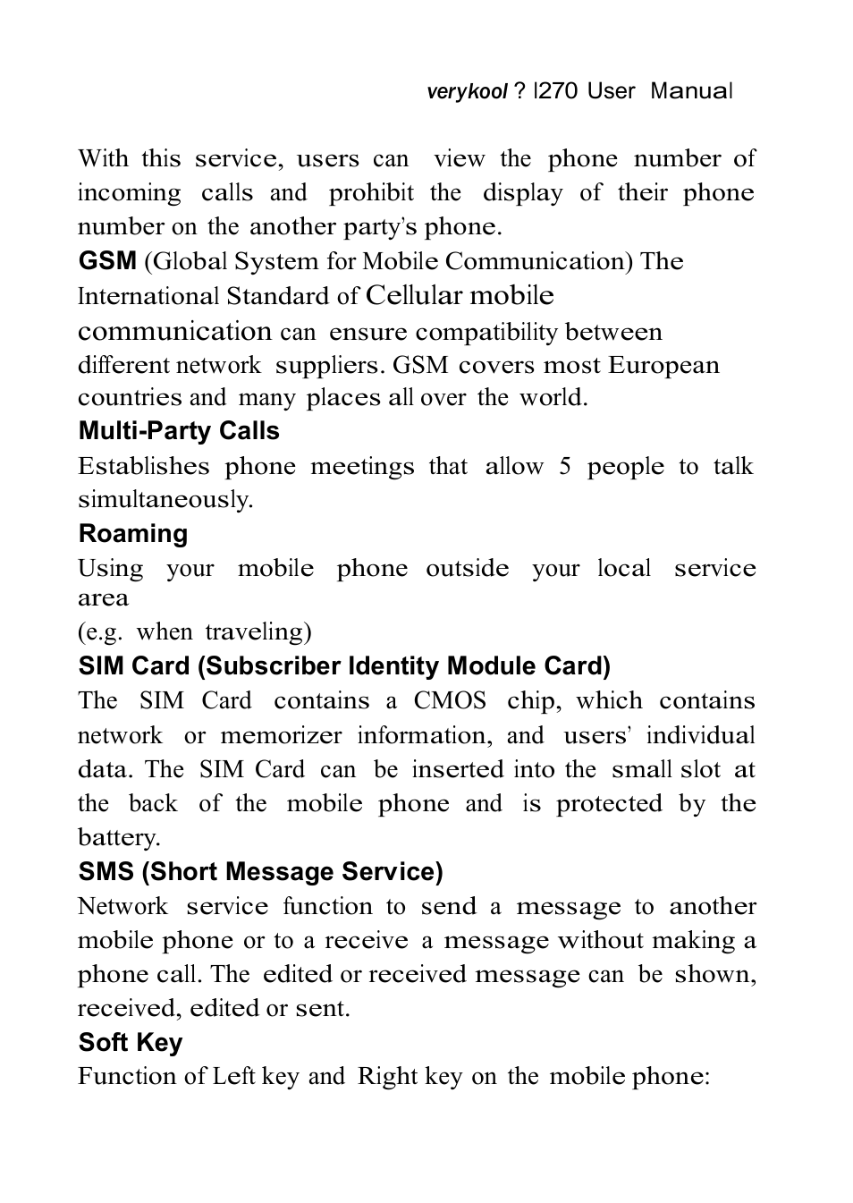 Verykool i270 User Manual | Page 66 / 67