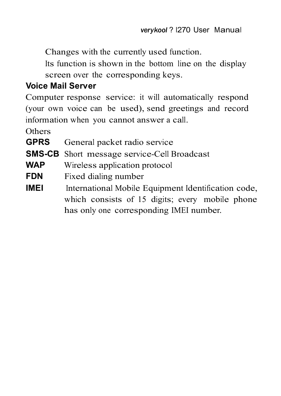 Verykool i270 User Manual | Page 67 / 67