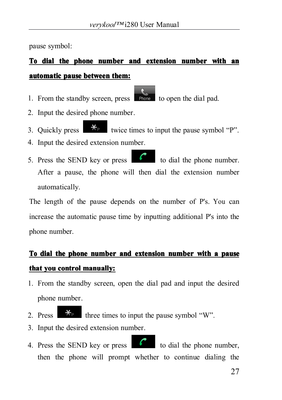 Verykool i280 User Manual | Page 27 / 91