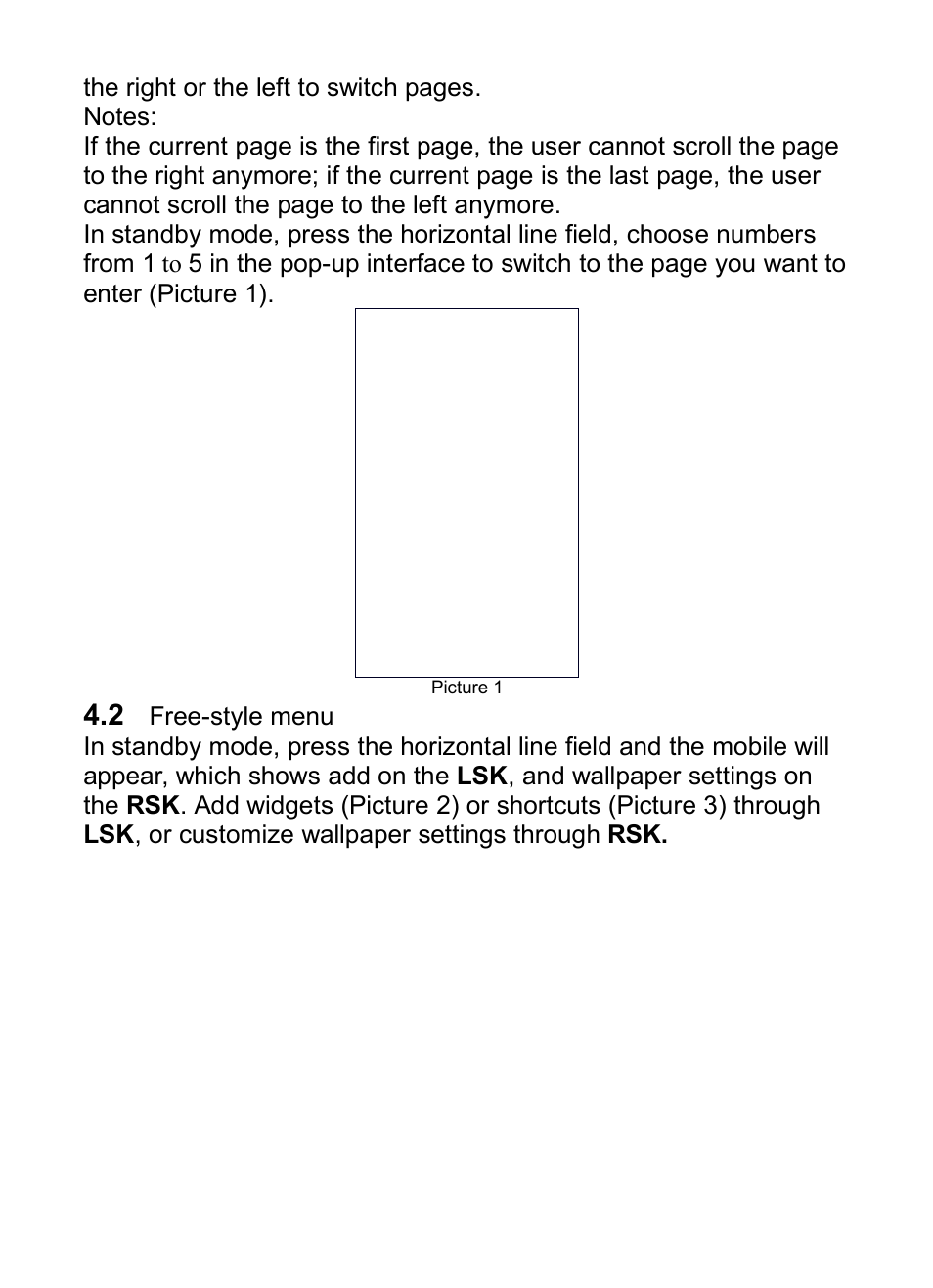 2 free-style menu, Style, Menu | Verykool i285 User Manual | Page 24 / 46