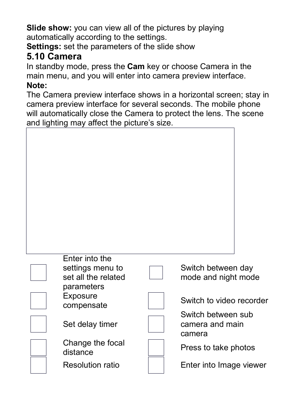 10 camera, Amera | Verykool i285 User Manual | Page 36 / 46