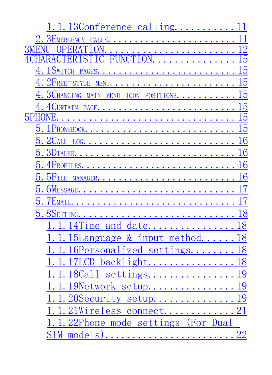 Verykool i285 User Manual | Page 6 / 46