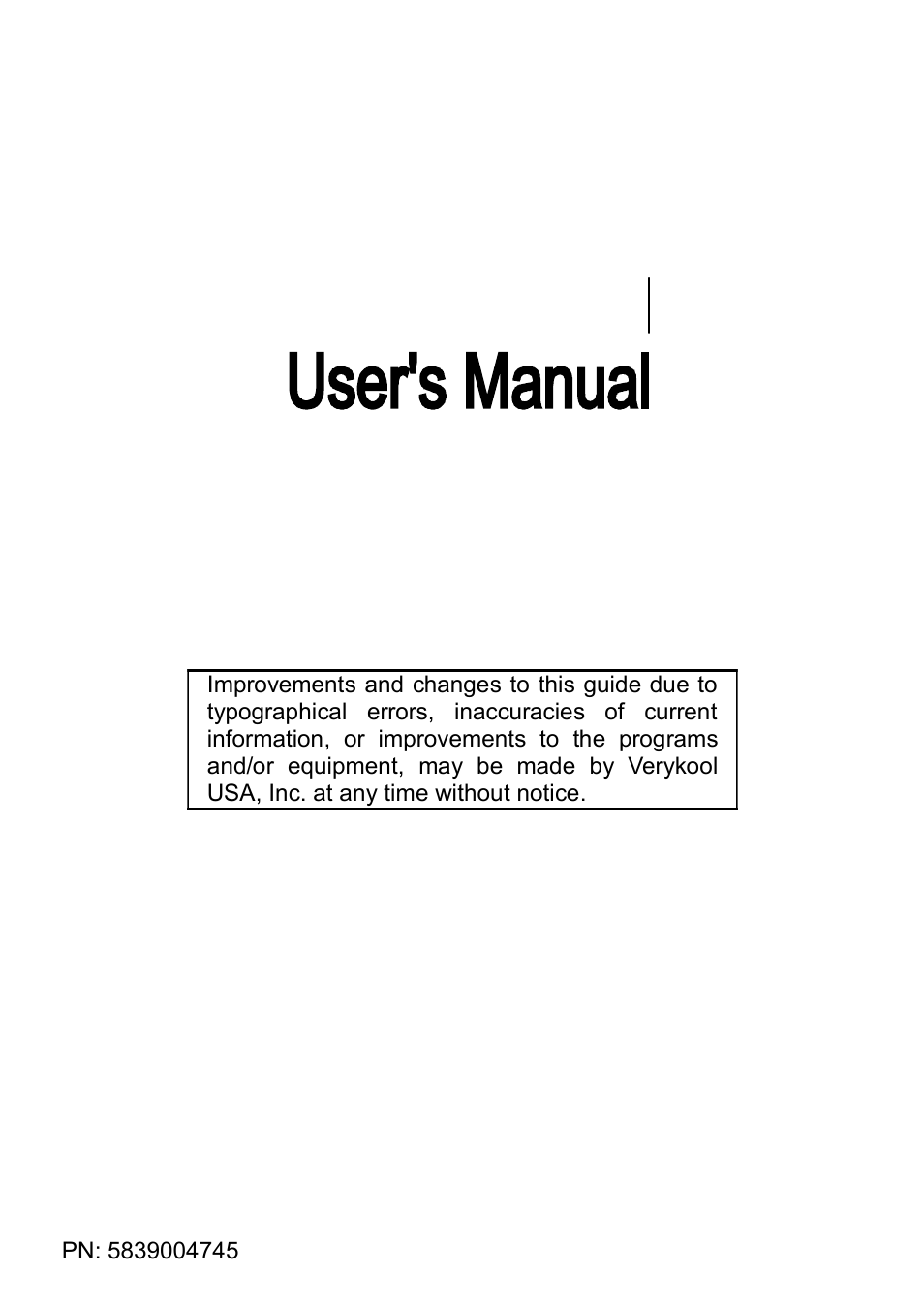 Verykool i320 User Manual | 28 pages