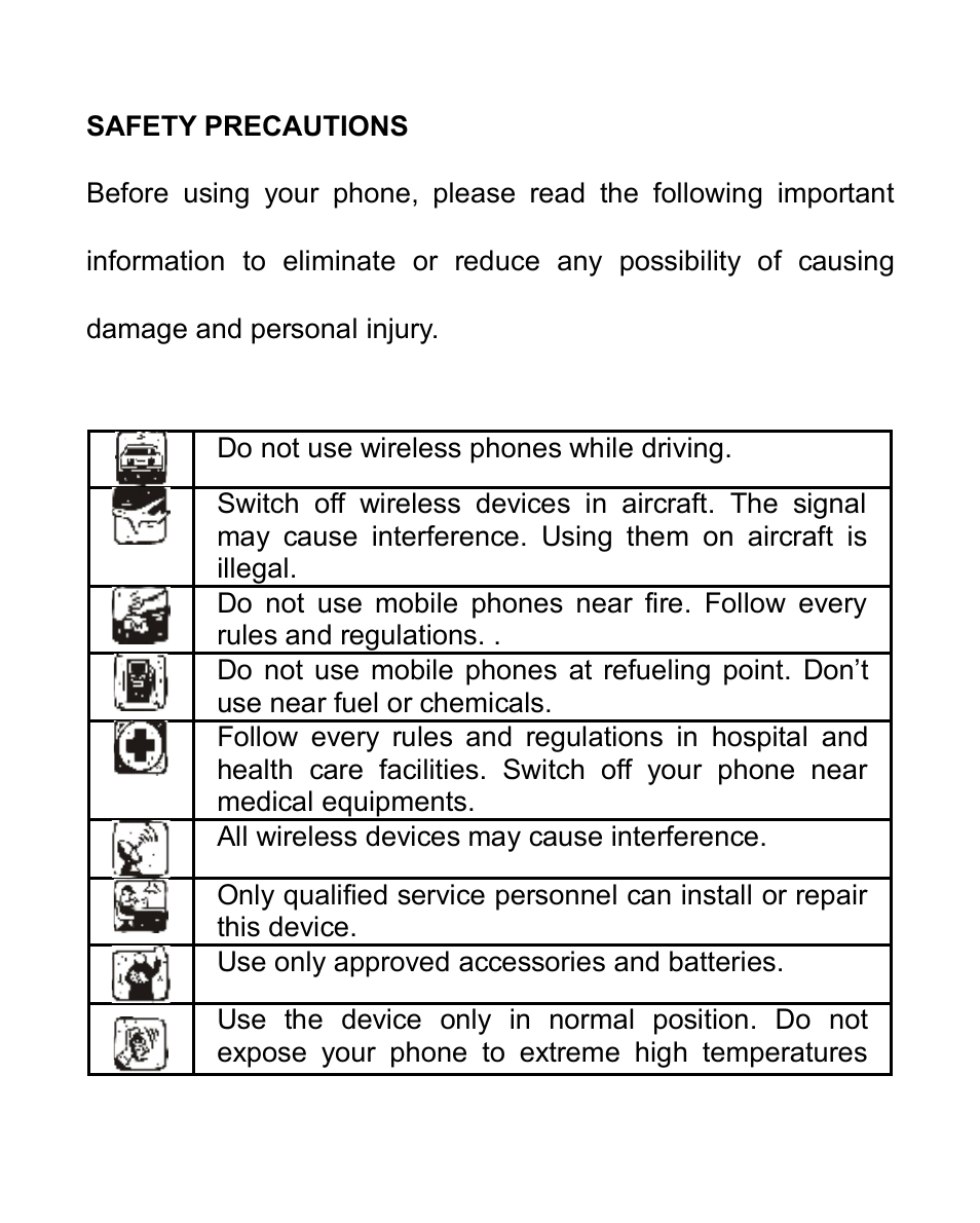 Verykool i605 User Manual | Page 3 / 73
