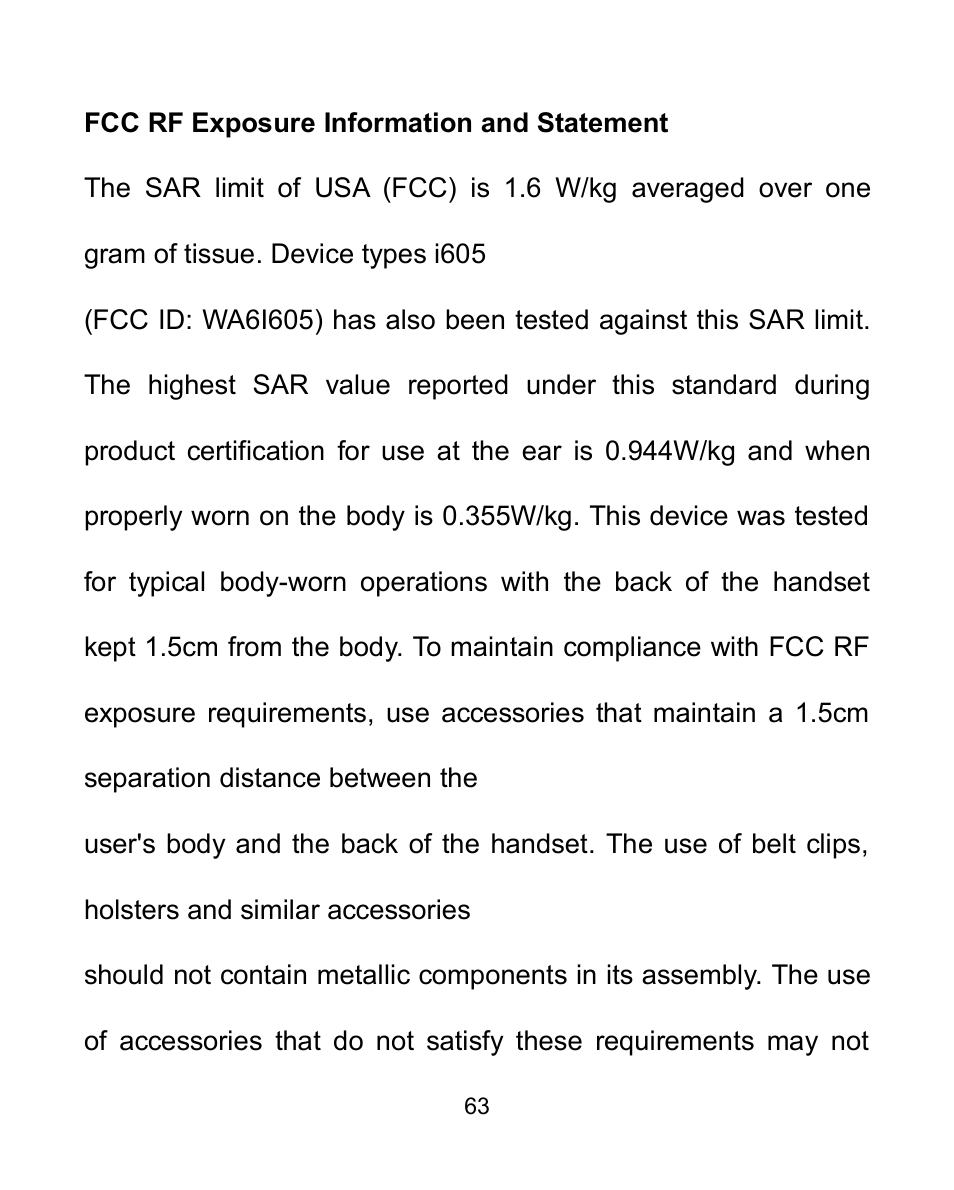 Verykool i605 User Manual | Page 70 / 73