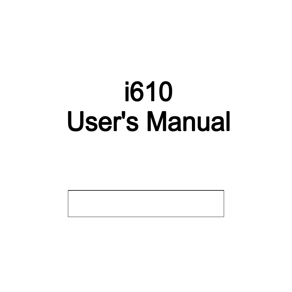 Verykool i610 User Manual | 28 pages