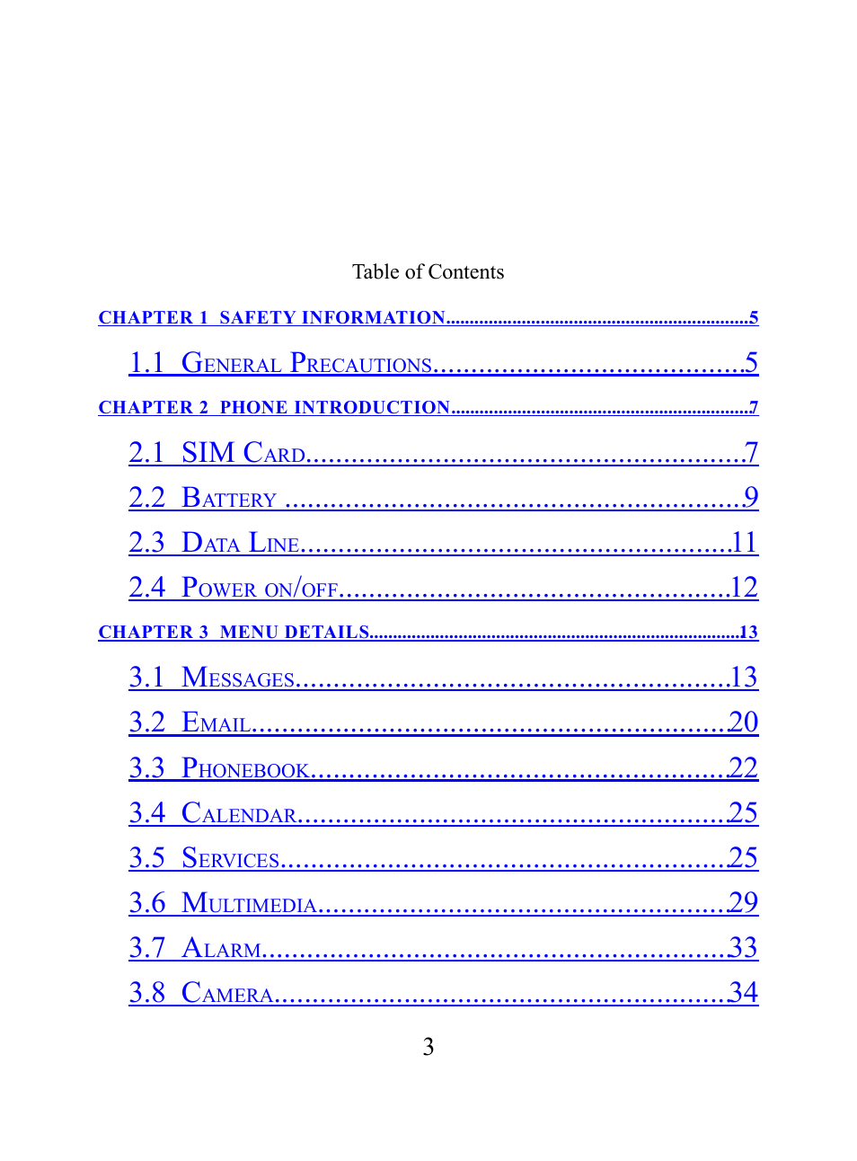 Verykool i650 User Manual | Page 3 / 57