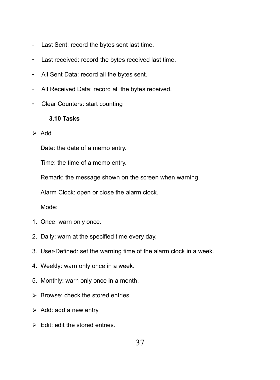 10 tasks, 10 t, Asks | Verykool i650 User Manual | Page 37 / 57