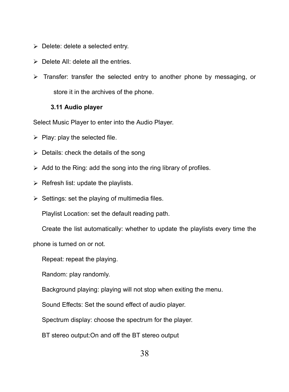 11 audio player, 11 a, Udio | Player | Verykool i650 User Manual | Page 38 / 57