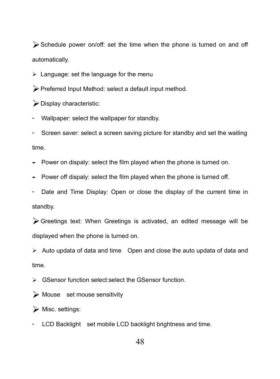 Verykool i650 User Manual | Page 48 / 57
