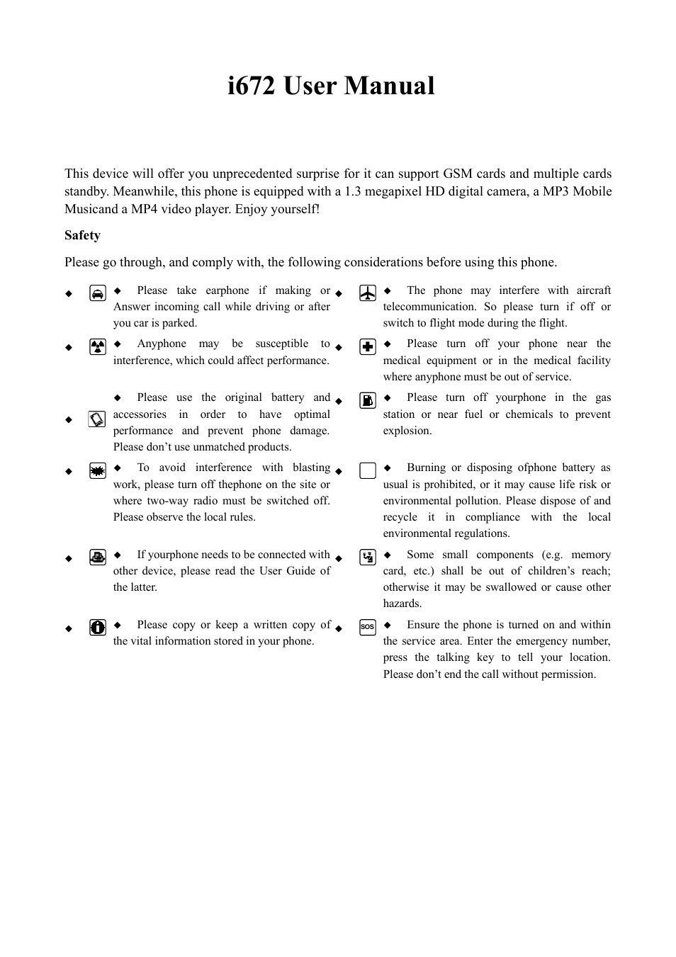 Verykool i672 User Manual | 37 pages