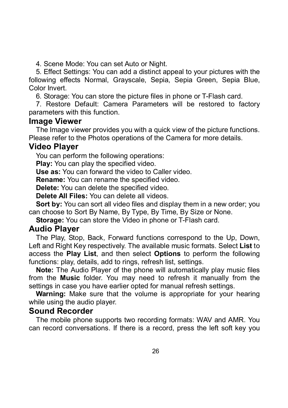 Verykool i705 User Manual | Page 28 / 42