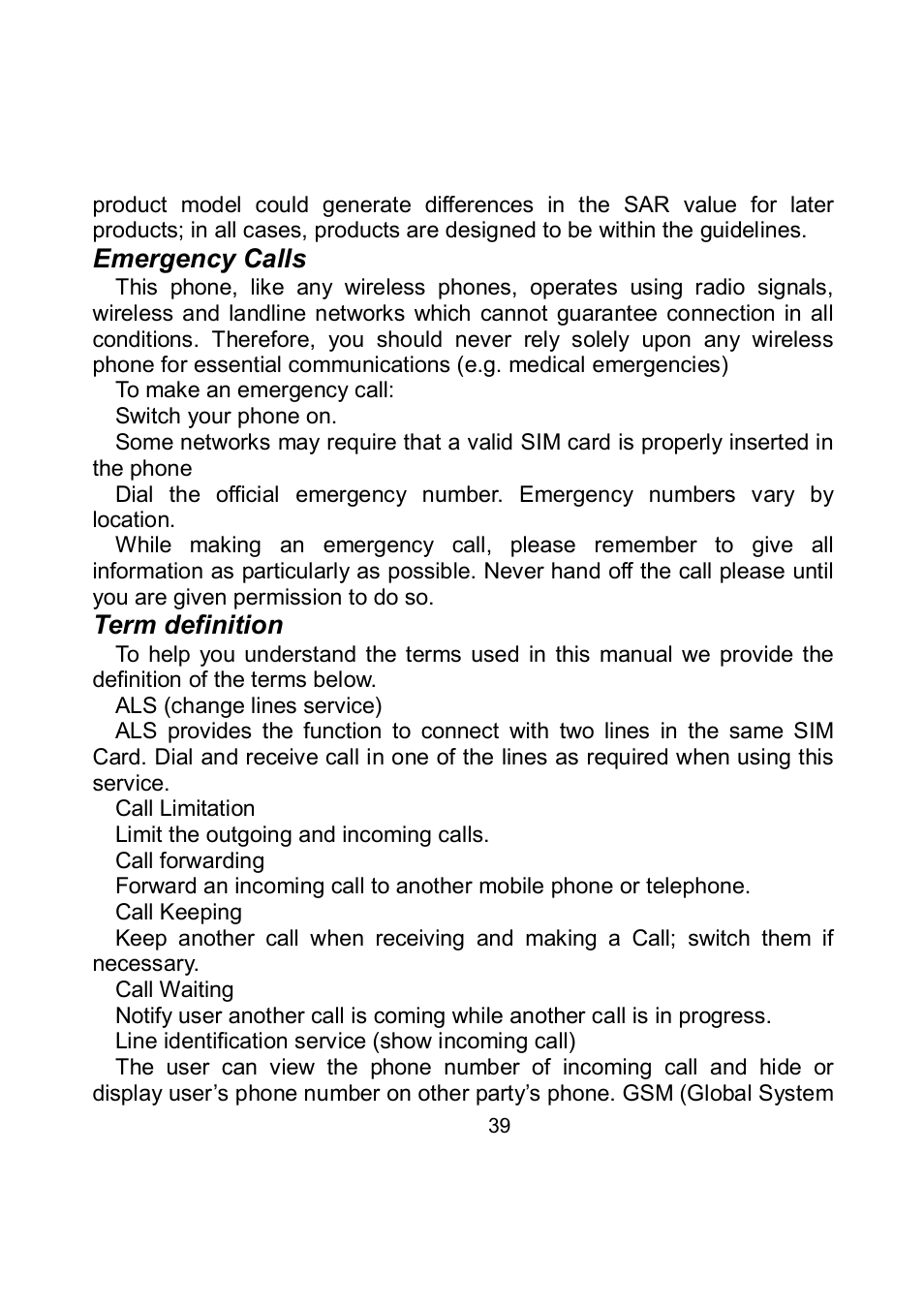 Verykool i705 User Manual | Page 41 / 42