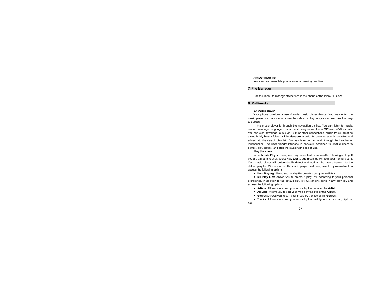 Verykool i720 User Manual | Page 30 / 40