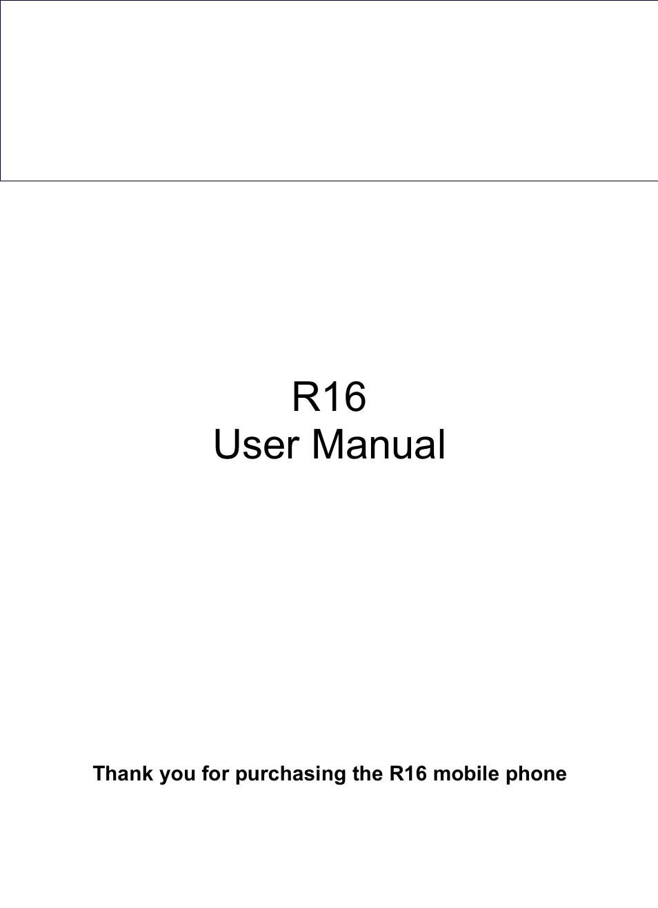 Verykool R16 User Manual | 21 pages