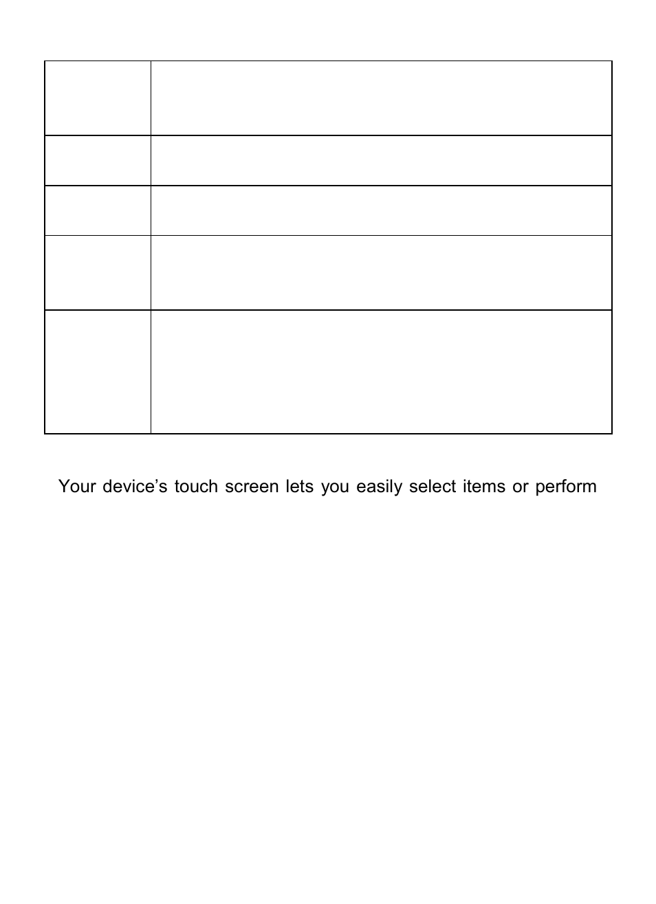 Use the touch screen, 3 use the touch screen | Verykool RS76 User Manual | Page 10 / 43
