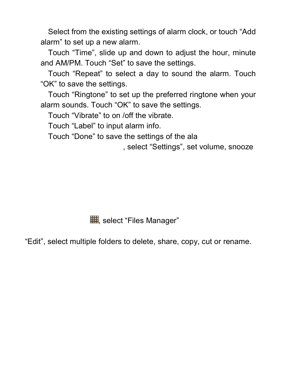 17 file manager 18 pc connections, 17 file manager, 18 pc connections | Verykool RS76 User Manual | Page 23 / 43