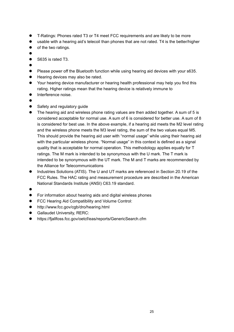 Verykool s635 User Manual | Page 25 / 25