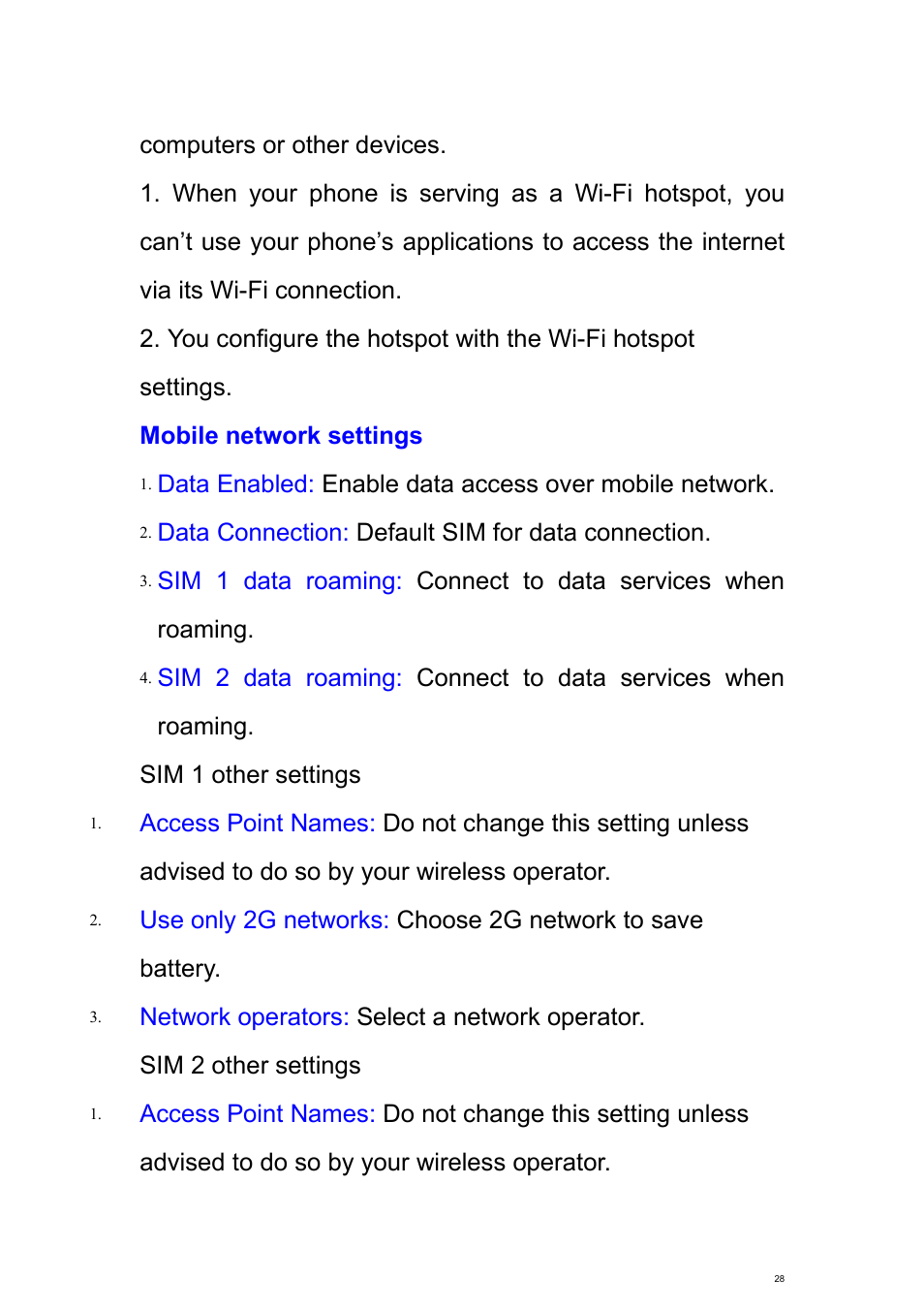 Verykool s700 User Manual | Page 28 / 87