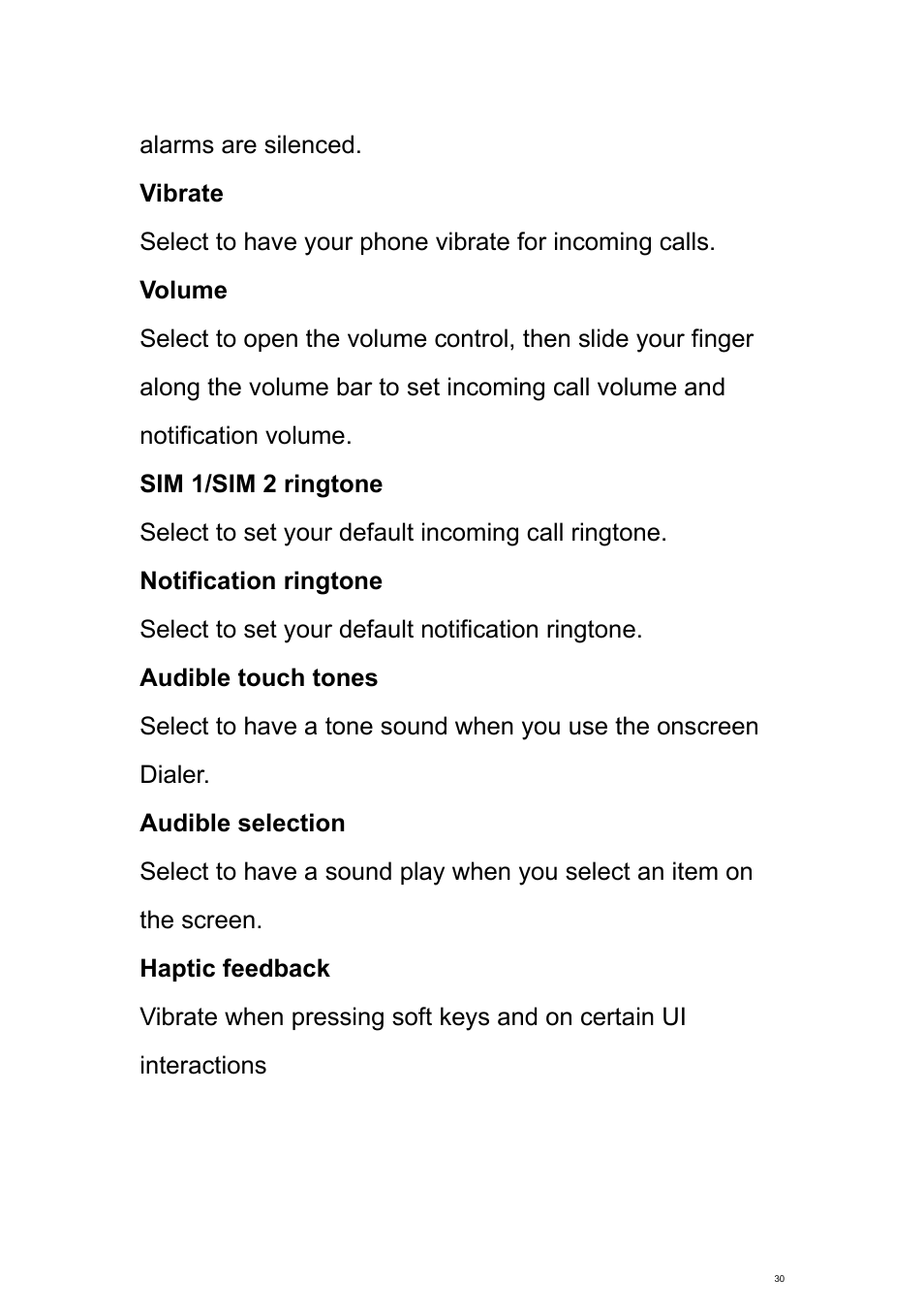 Verykool s700 User Manual | Page 30 / 87