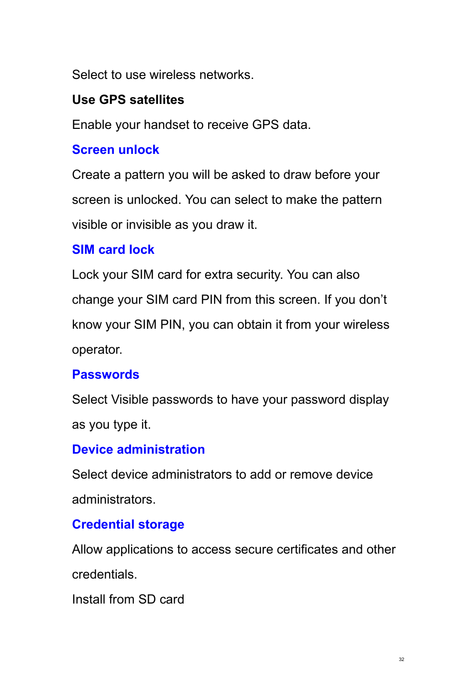Verykool s700 User Manual | Page 32 / 87