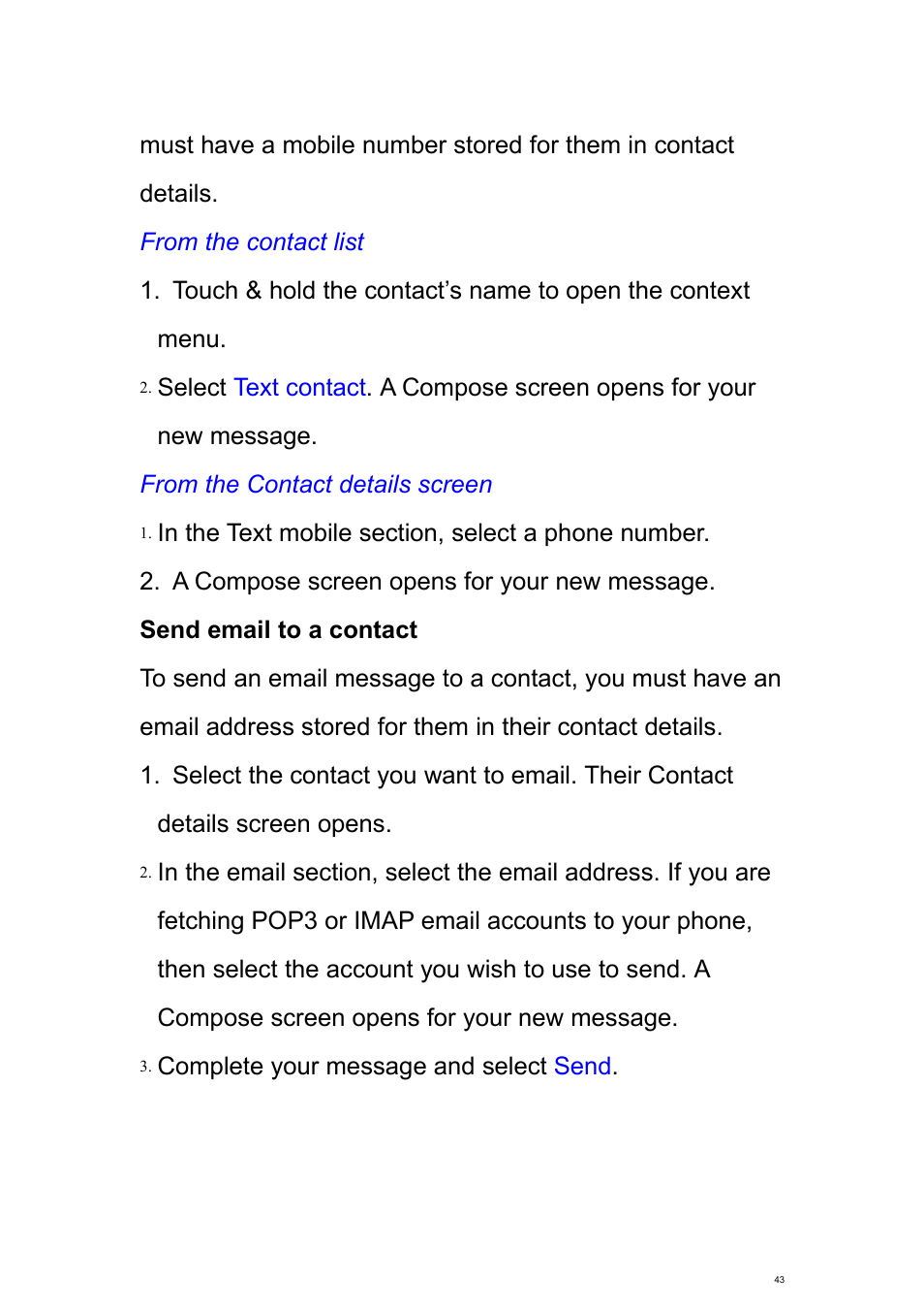 Verykool s700 User Manual | Page 43 / 87