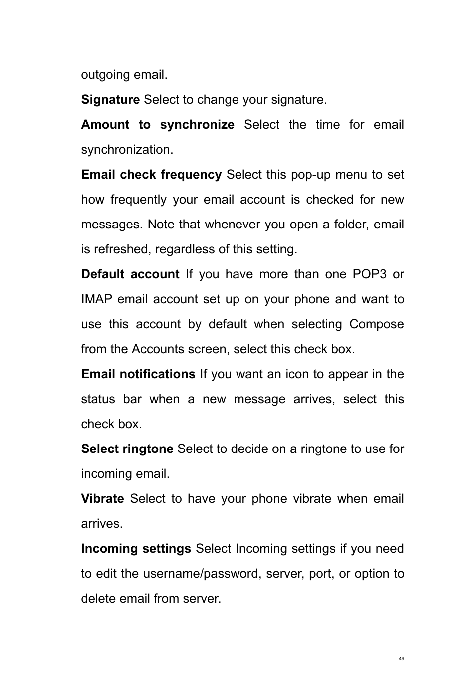 Verykool s700 User Manual | Page 49 / 87