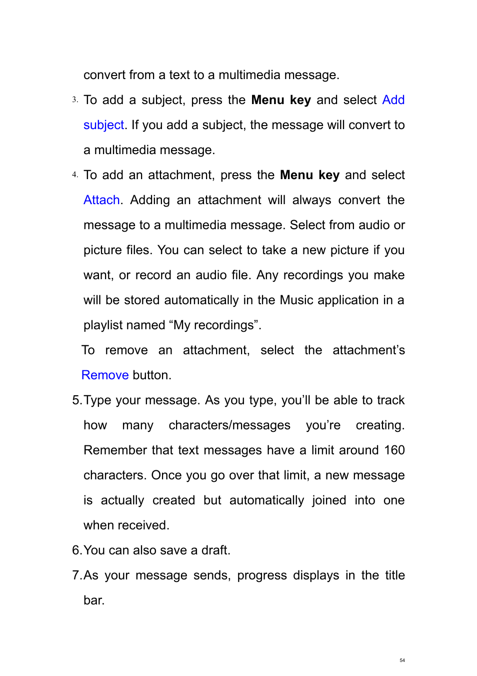 Verykool s700 User Manual | Page 54 / 87