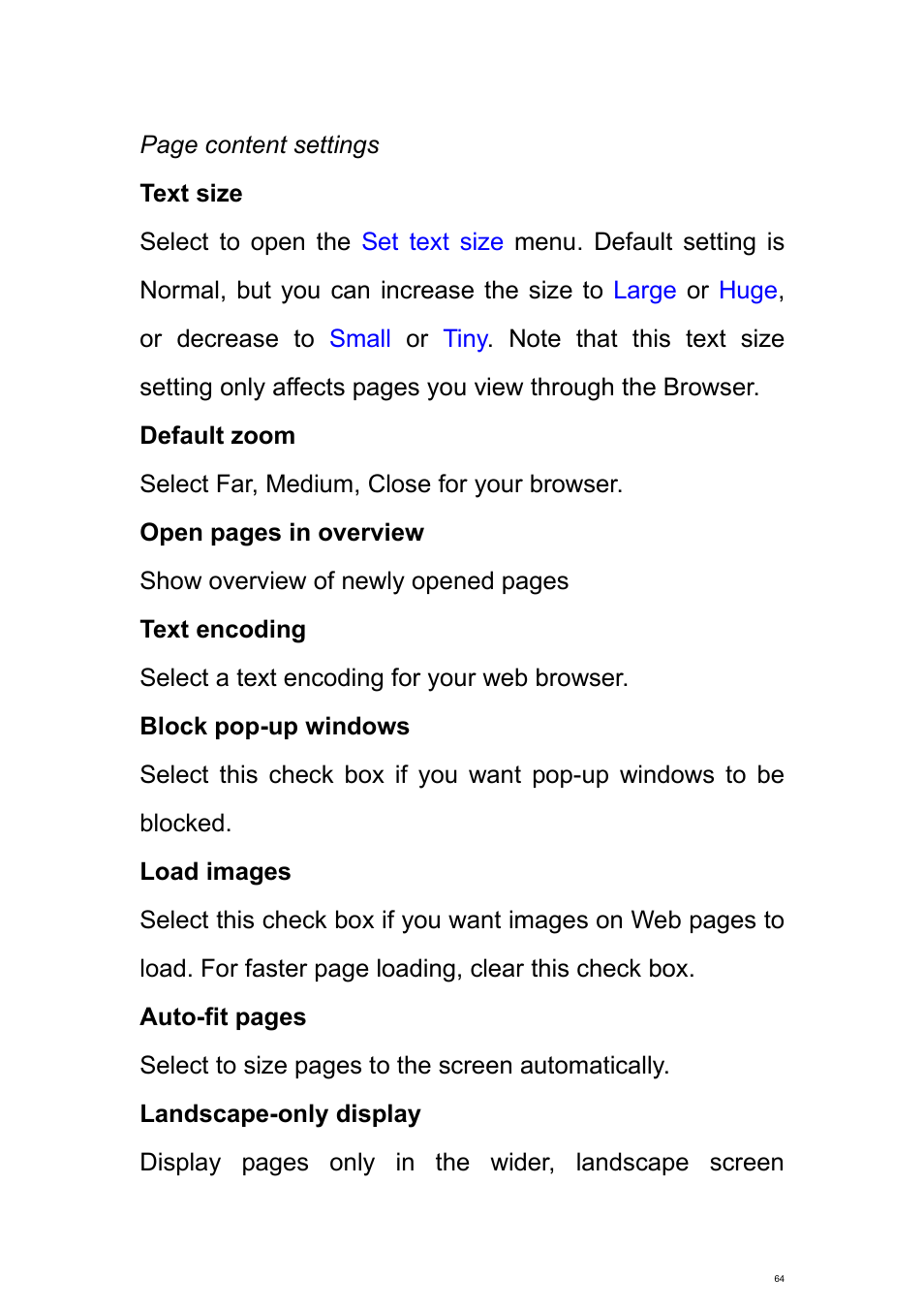 Verykool s700 User Manual | Page 64 / 87