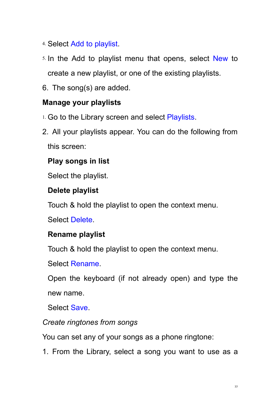 Verykool s700 User Manual | Page 77 / 87