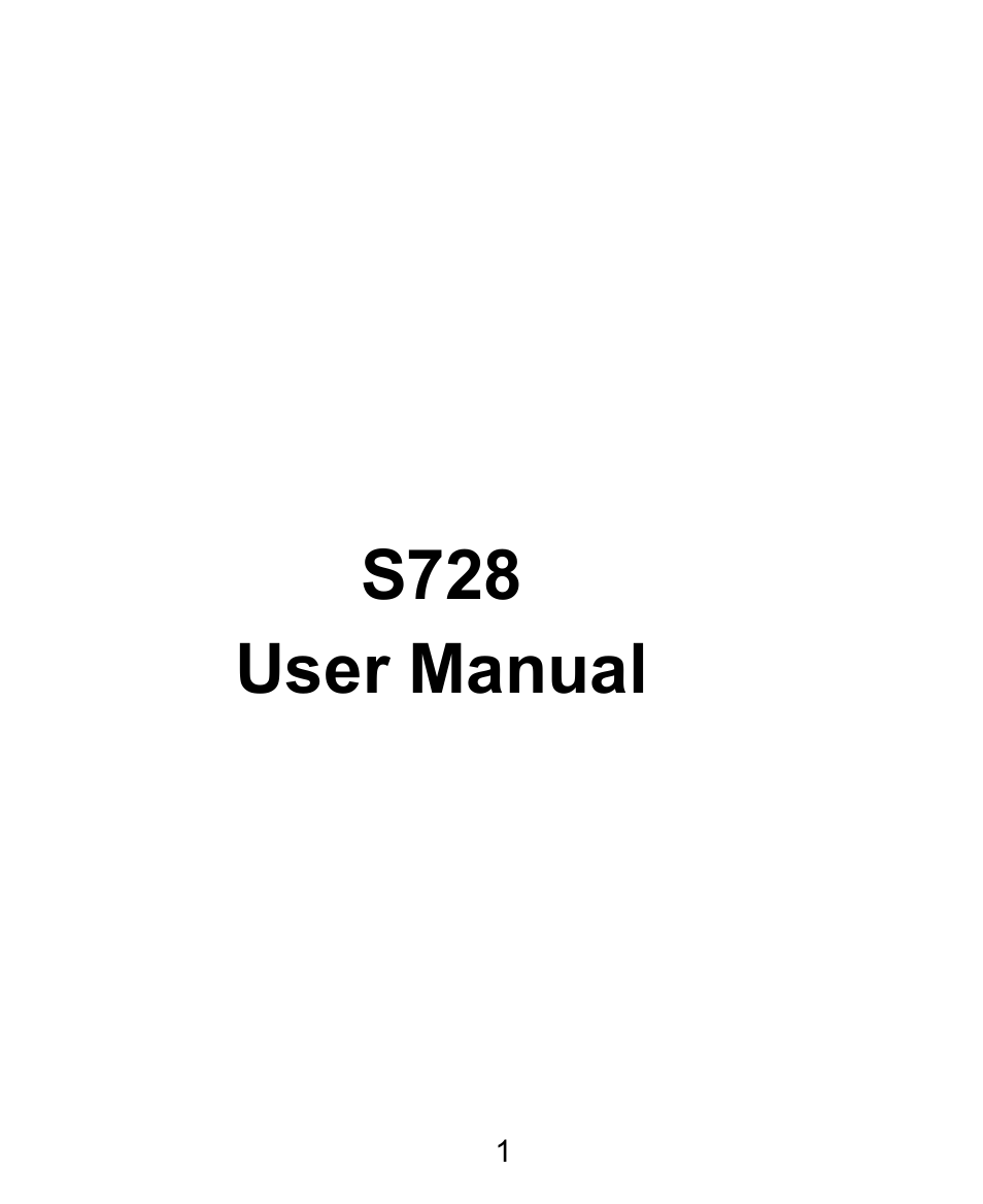 Verykool s728 User Manual | 50 pages