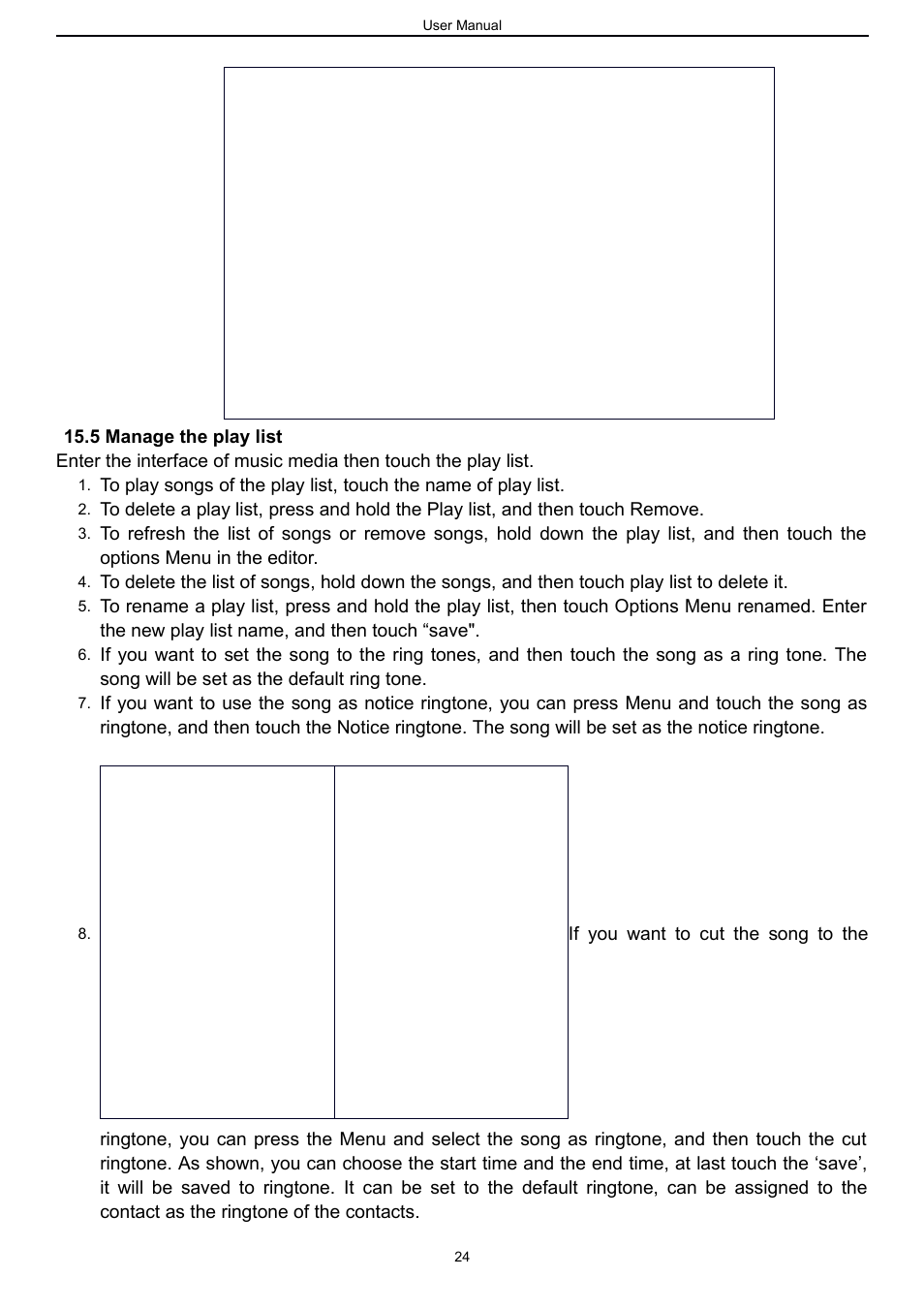 5 manage the play list | Verykool s757 User Manual | Page 24 / 32