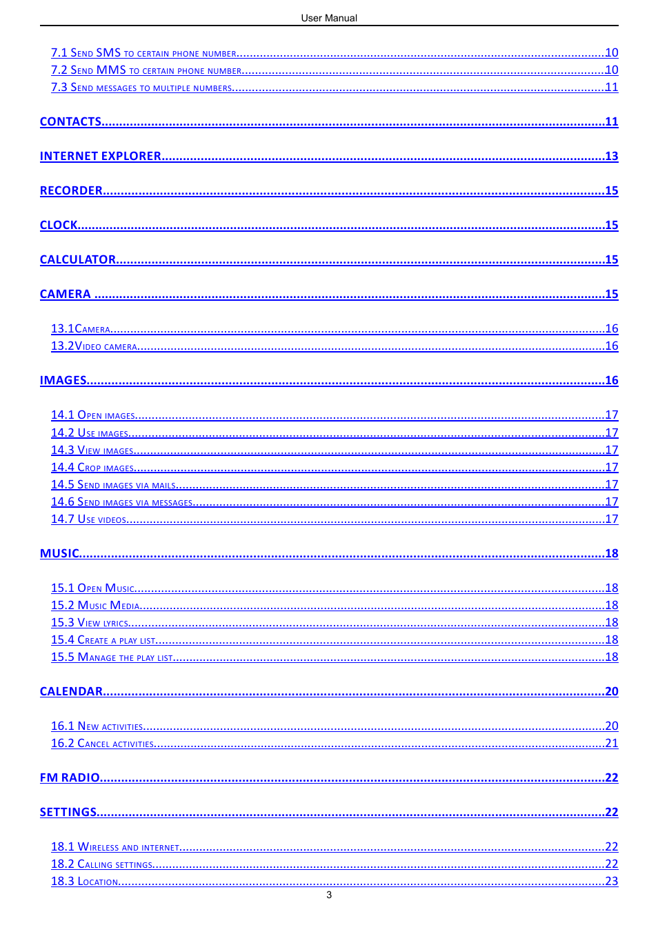 Verykool s757 User Manual | Page 3 / 32