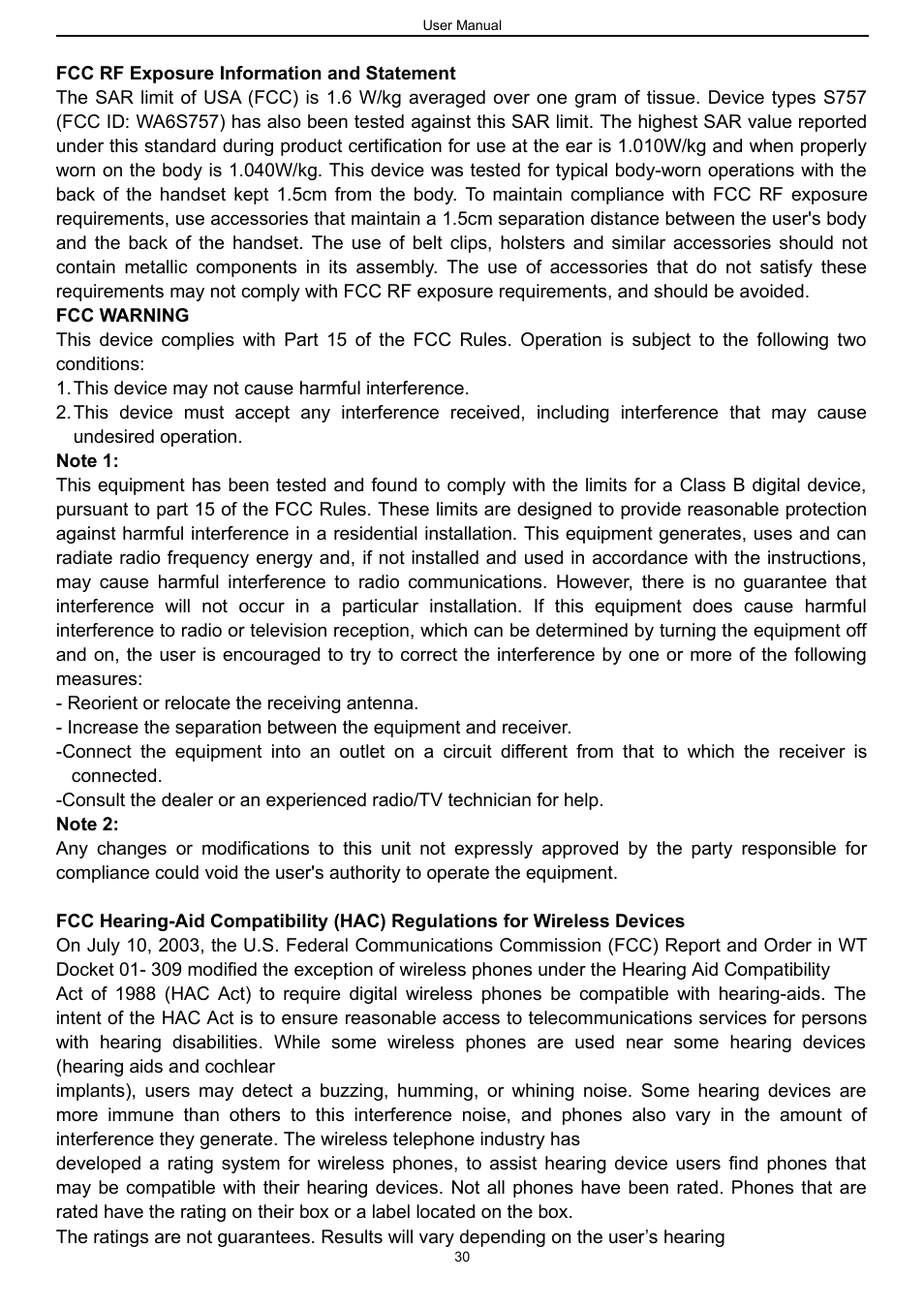 Verykool s757 User Manual | Page 30 / 32
