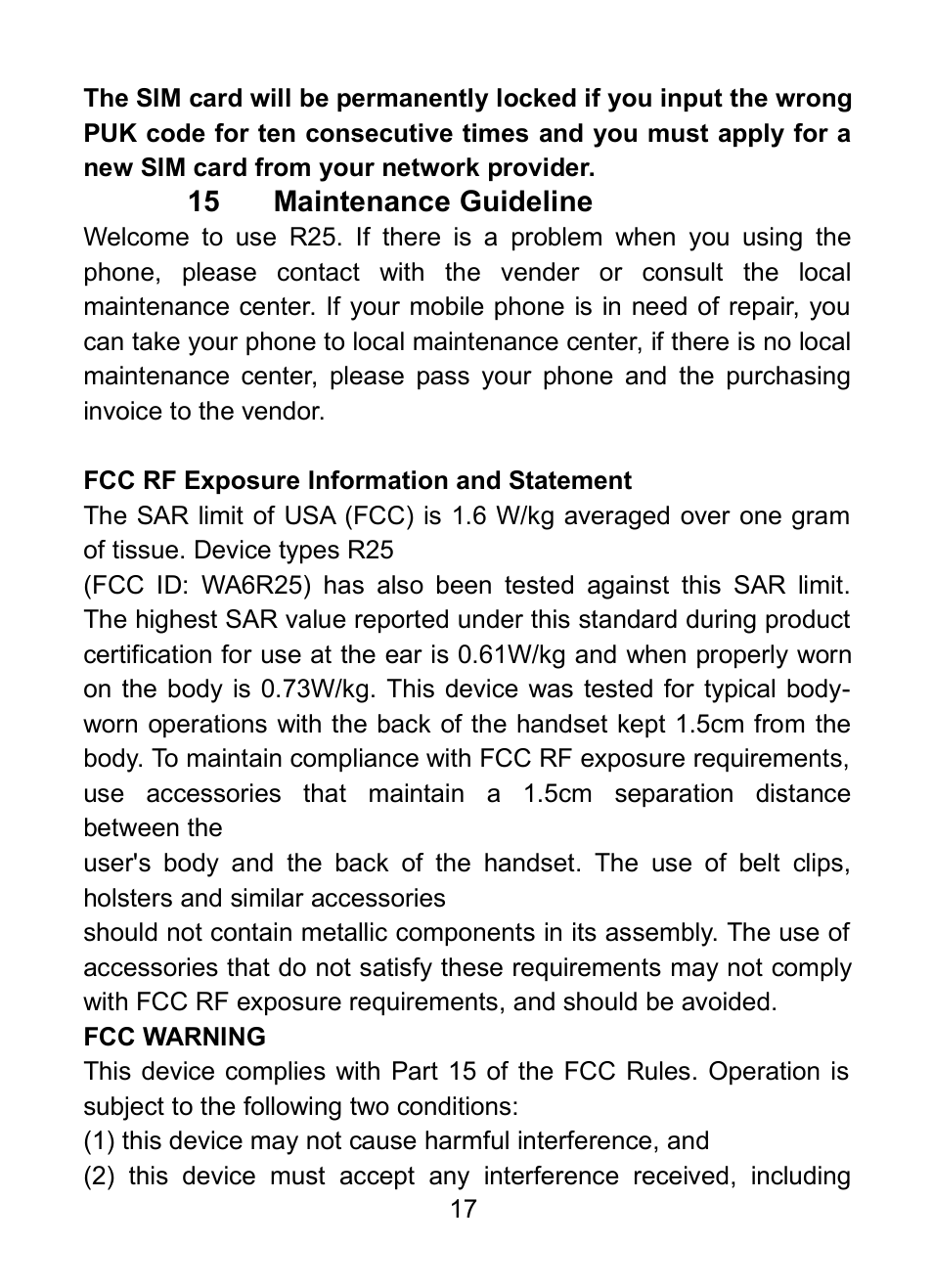 Verykool R25 User Manual | Page 21 / 25