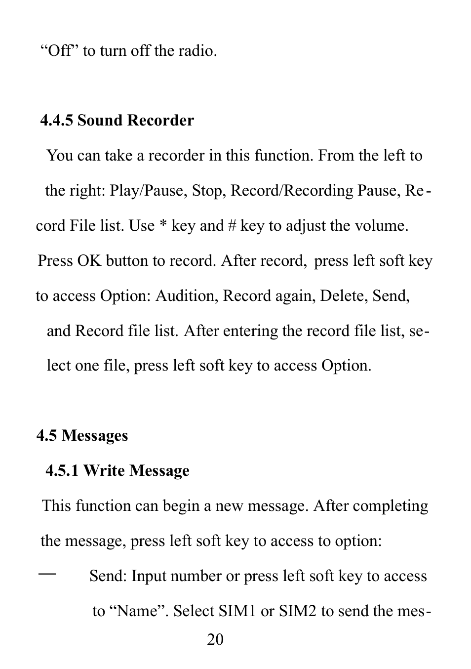 Verykool i121C User Manual | Page 22 / 44