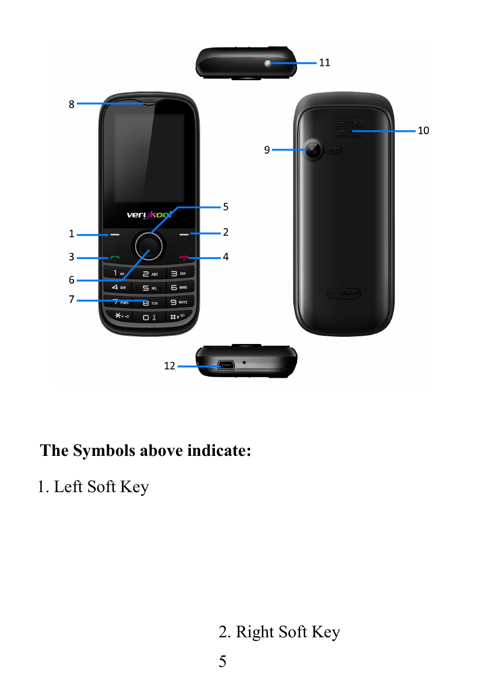 Verykool i121C User Manual | Page 7 / 44