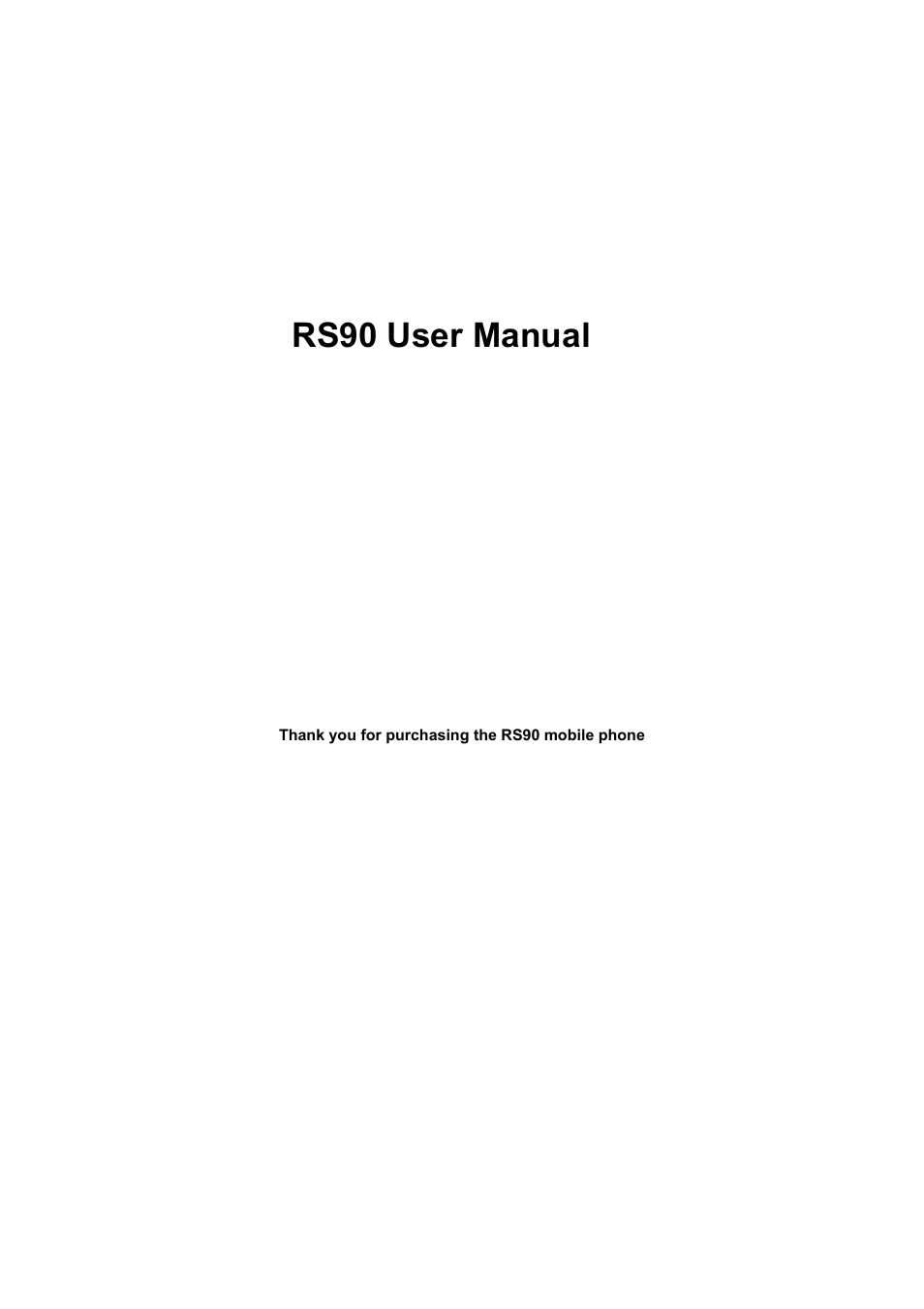 Verykool RS90 User Manual | 16 pages