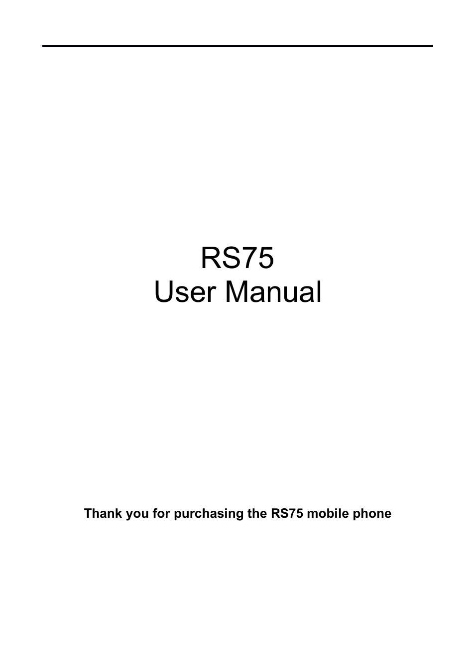 Verykool RS75 User Manual | 45 pages