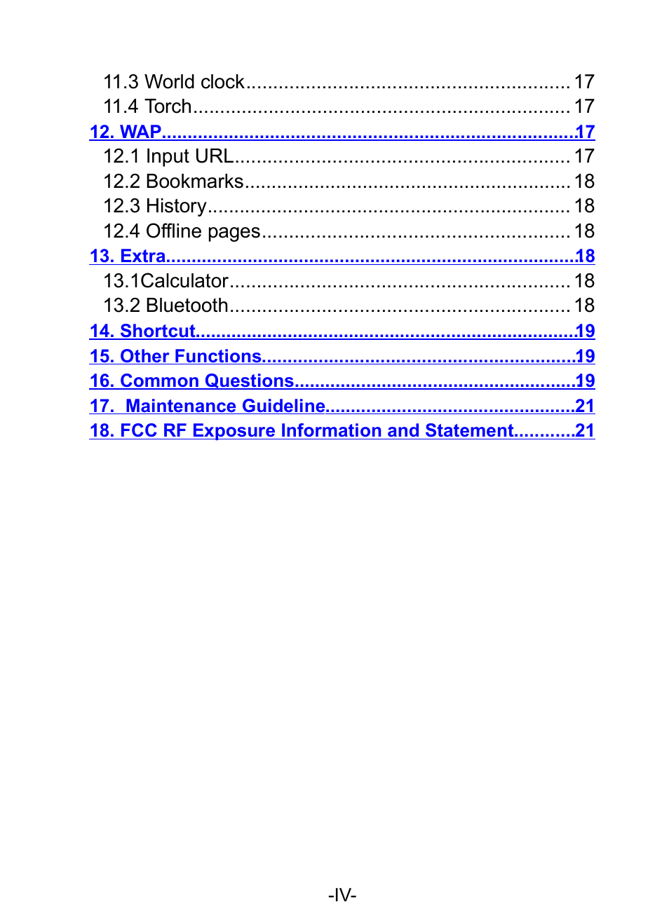 Verykool i601 User Manual | Page 6 / 31