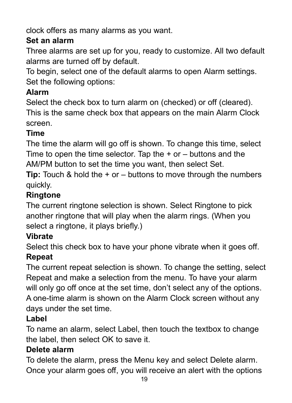 Verykool s350 User Manual | Page 24 / 28