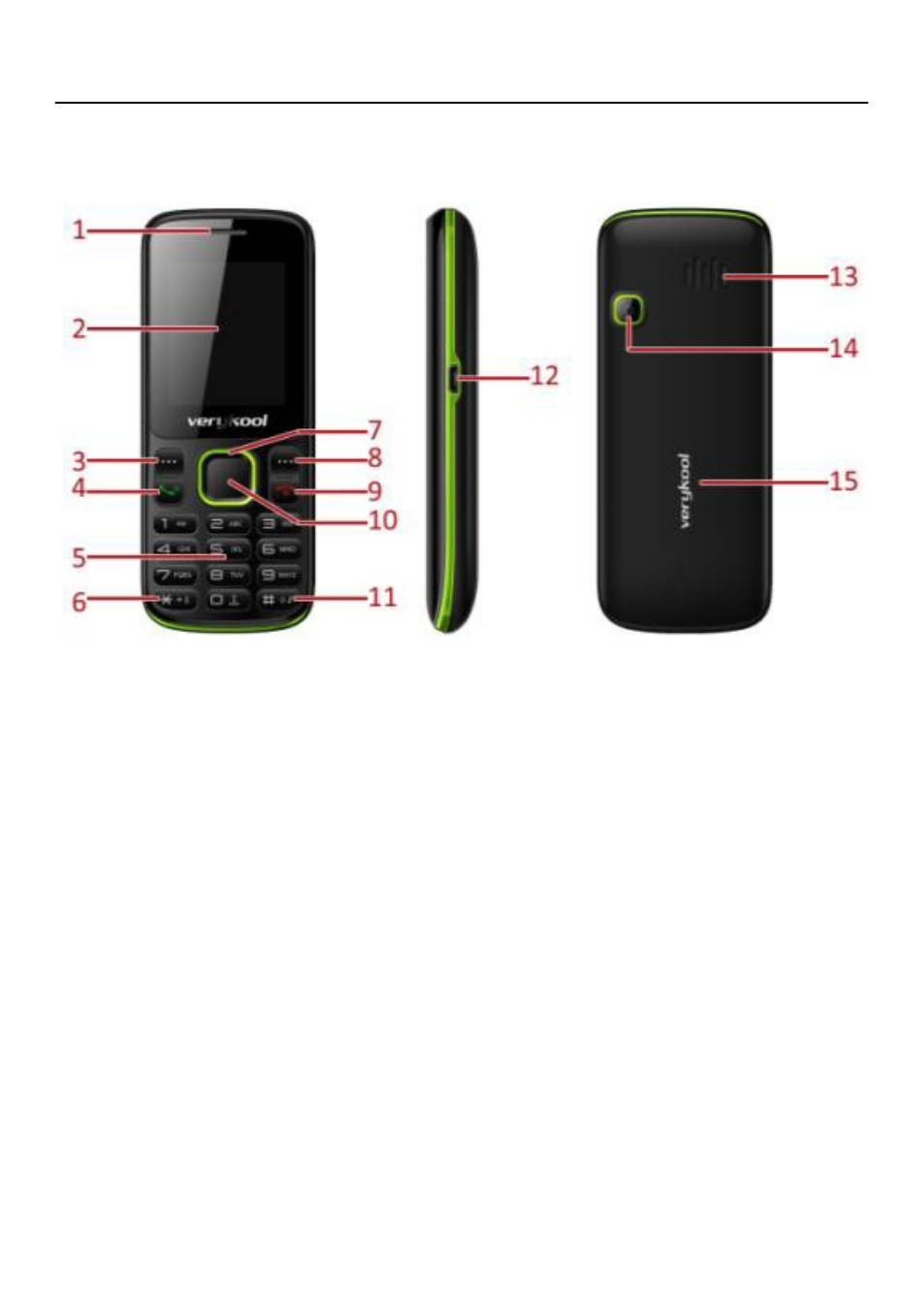 Verykool i126 User Manual | Page 5 / 28