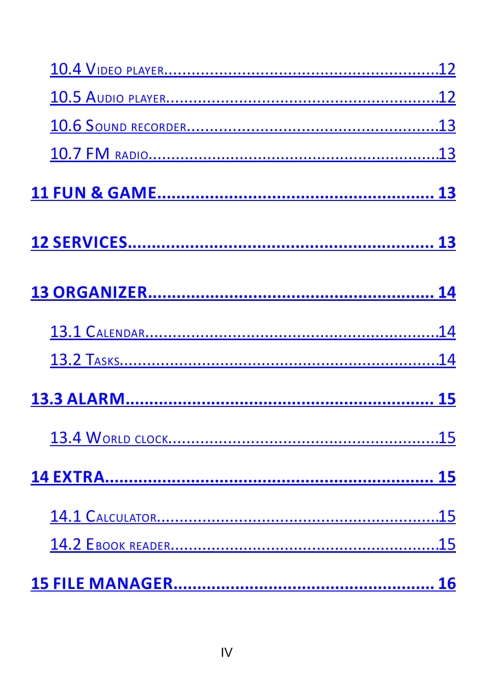 Verykool i607 User Manual | Page 6 / 28