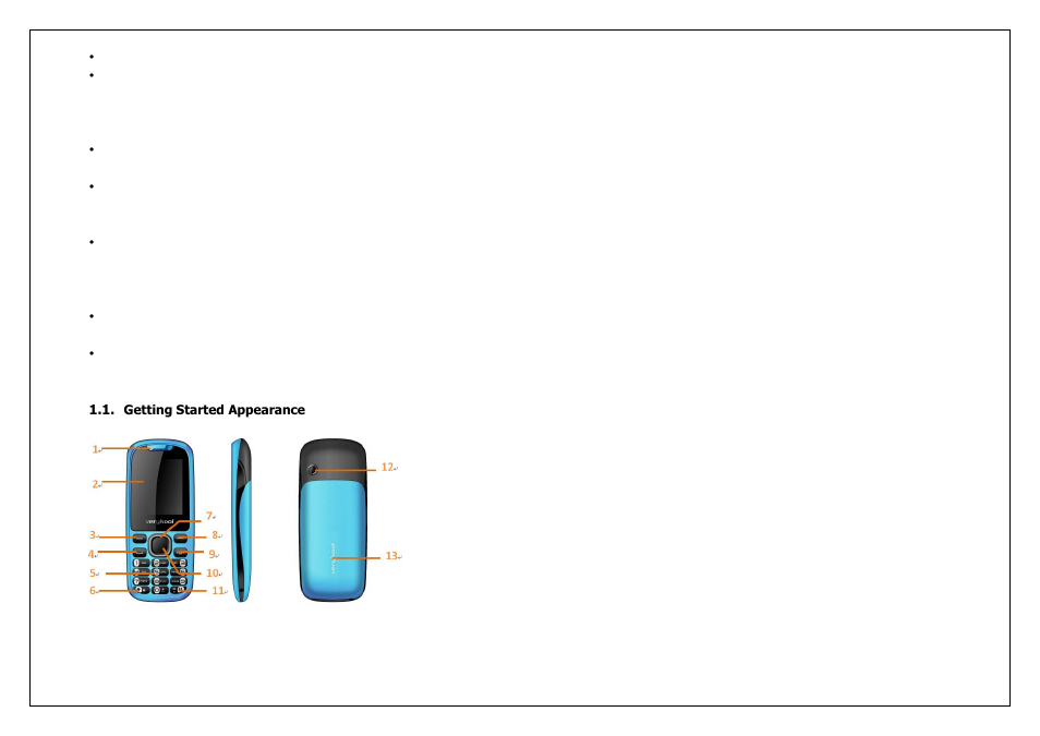 Verykool i127 User Manual | Page 6 / 25