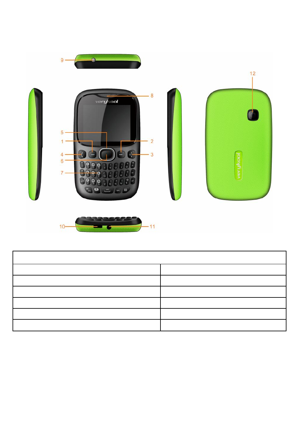 1 my phone, 2 security measures, 1 safety precautions | Verykool i603 User Manual | Page 8 / 26