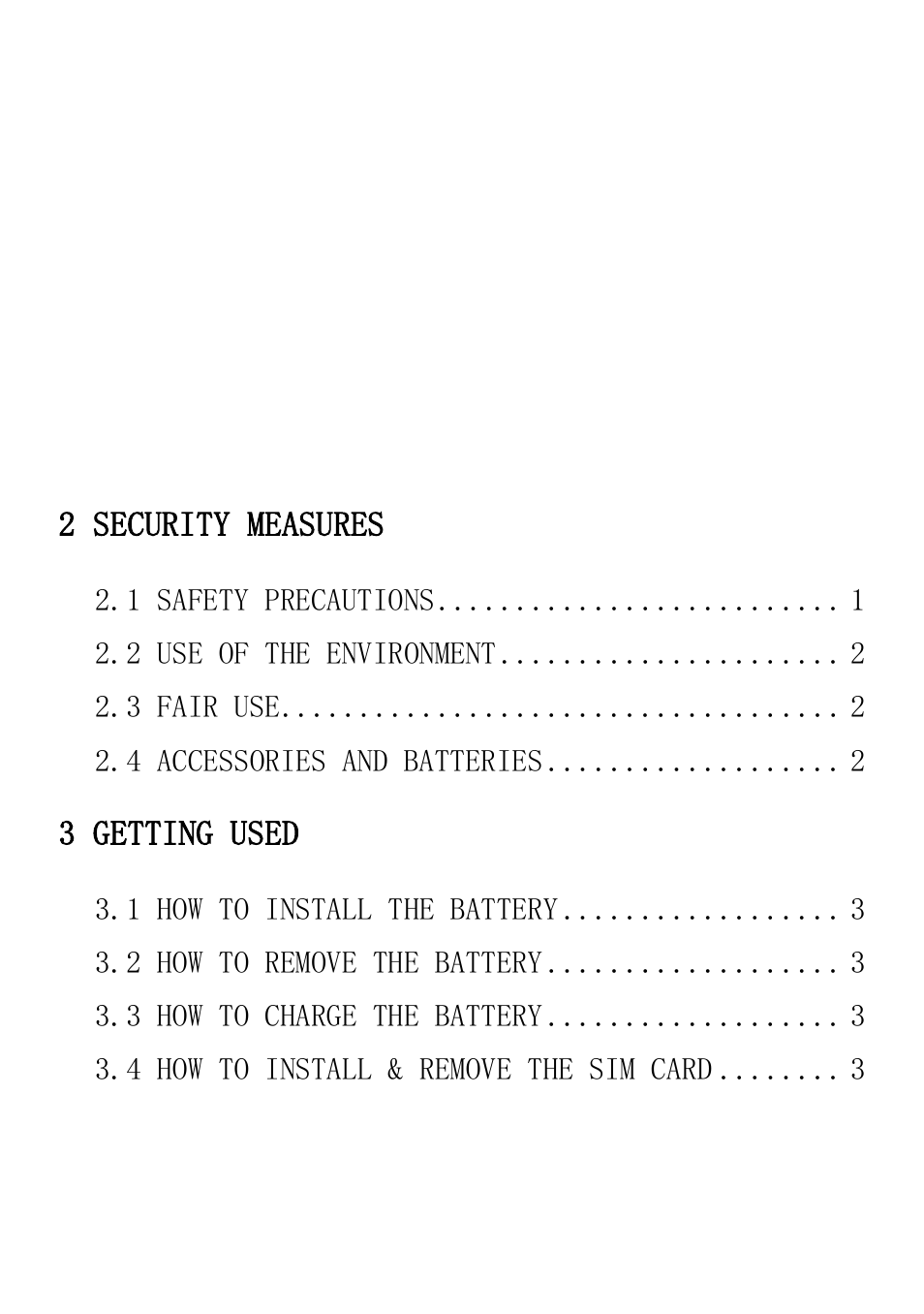 Verykool i235 User Manual | Page 3 / 37