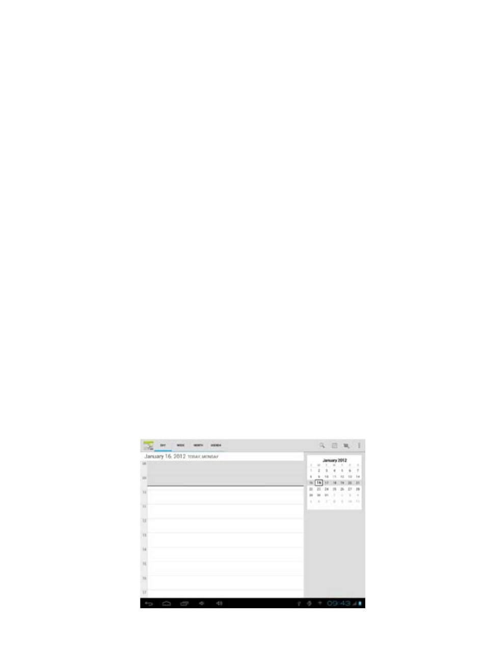 Calendar | Verykool T742 User Manual | Page 30 / 37