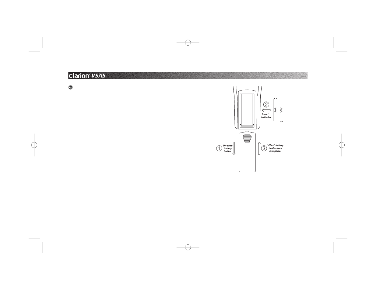 Clarion VS715 User Manual | Page 11 / 26